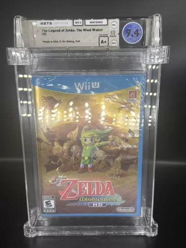 Legend of Zelda: The Wind Waker HD Limited Edition Wata 9.4 A+ Seal, Wii U