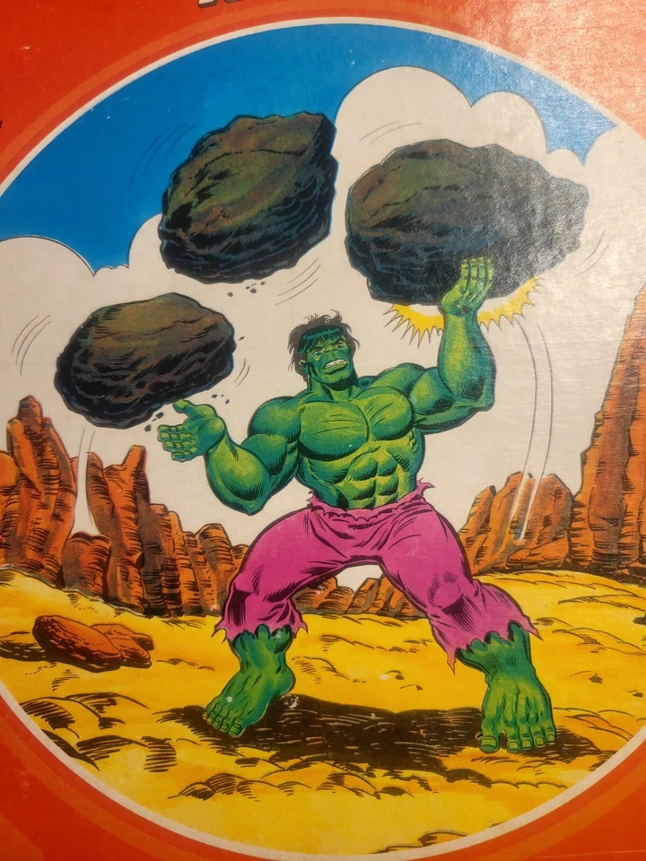 Vintage The Incredible Hulk Round Puzzle 1979 Whitman Complete 125 Pcs Complete - Image 4 of 4