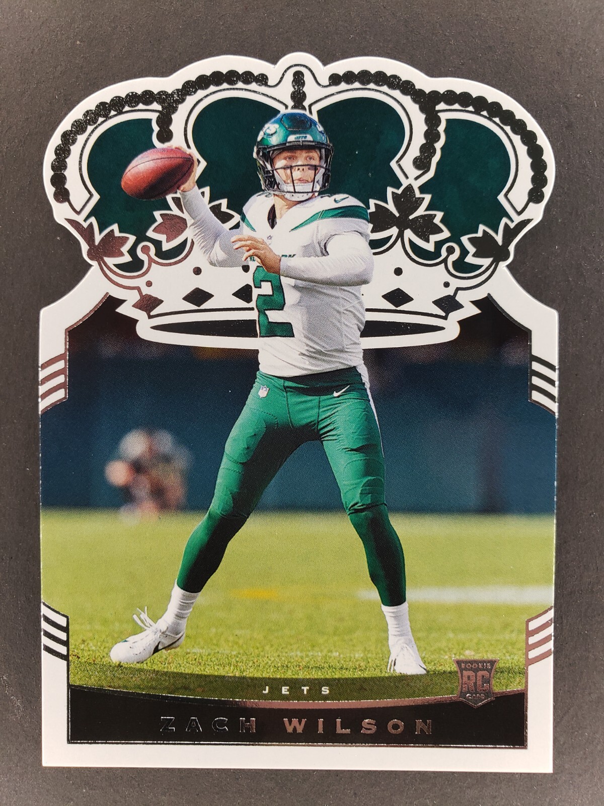 2021 Panini Chronicles - Crown Royale Rookie #CR-2 Zach Wilson (RC) Jets