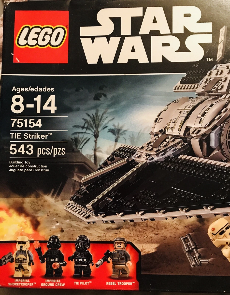 NEW Lego Star Wars 75154 TIE Striker Set 543 pcs Sealed Retired