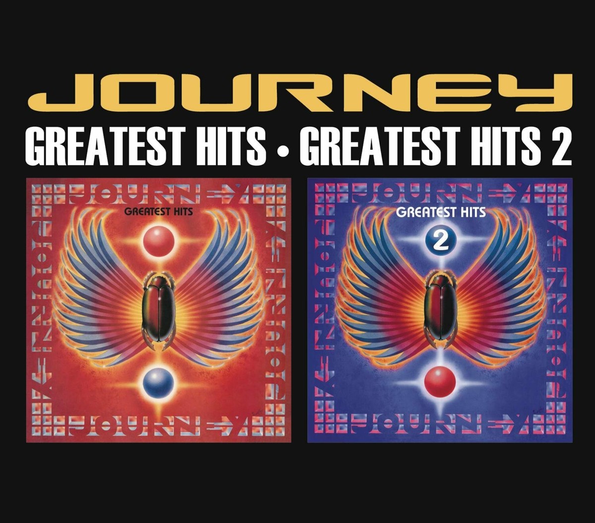JOURNEY New Sealed Ltd Ed 2025 GREATEST HITS 1 & 2 33 SONG 2 CD