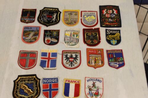 Vintage Assorted Sew On Patches - Picture 2 of 2