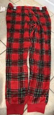 Ladies LOUNGE PJ PANTS Size M 8/10 NEW With Tags Soft, Plush PLAID Pj1