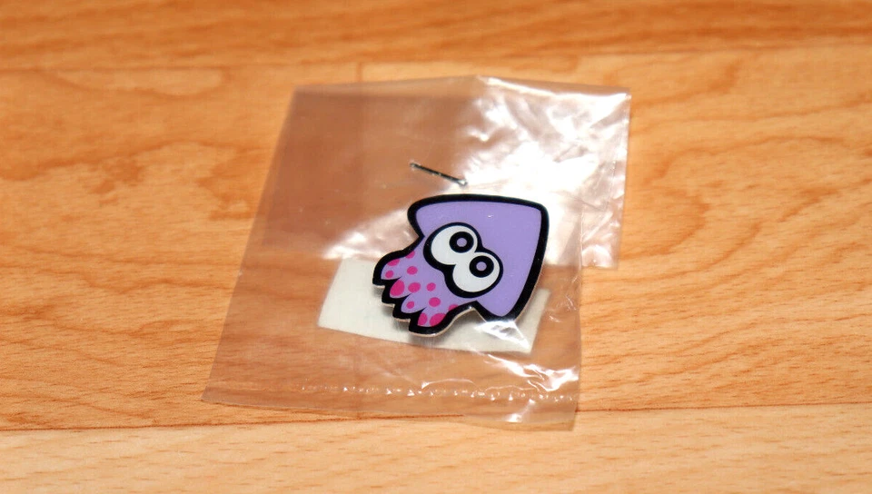 Splatoon Inkling Squid Purple Nintendo Wii U Rare Promo Pin From Gamescom 2015 - Image 3 of 4
