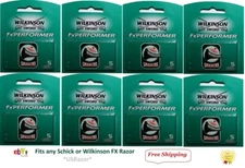 40 FX Performer Razor Blades Refill Cartridges Fi Schick Tracer Diamond Sport 10