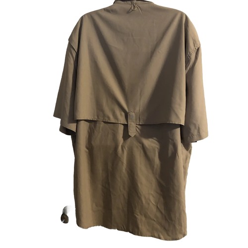 Mens Reel Legends Salty Water L back Flap Net Lining Tan Fish safari Shirt - Picture 4 of 12