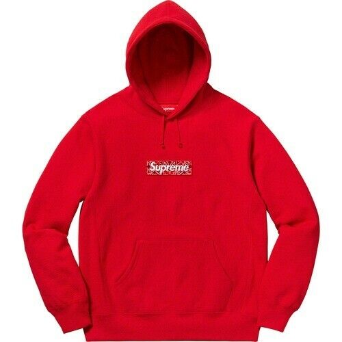 red supreme hoodie