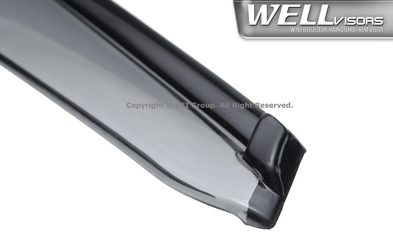 WellVisors Window Visors For Mercedes ML-Class W166 2012-2019 – Smoke Tint - View #3