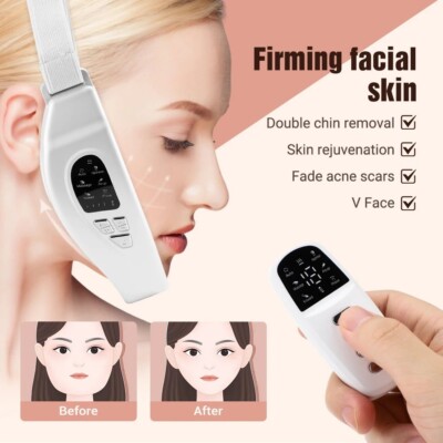 Facial Lifting Device LED Photon Therapy Face Slimming Massager V-Line Pro.