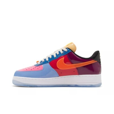 Nike Undefeated X Air Force 1 Low Top Board Shoes 'Total Orange' DV5255-400-