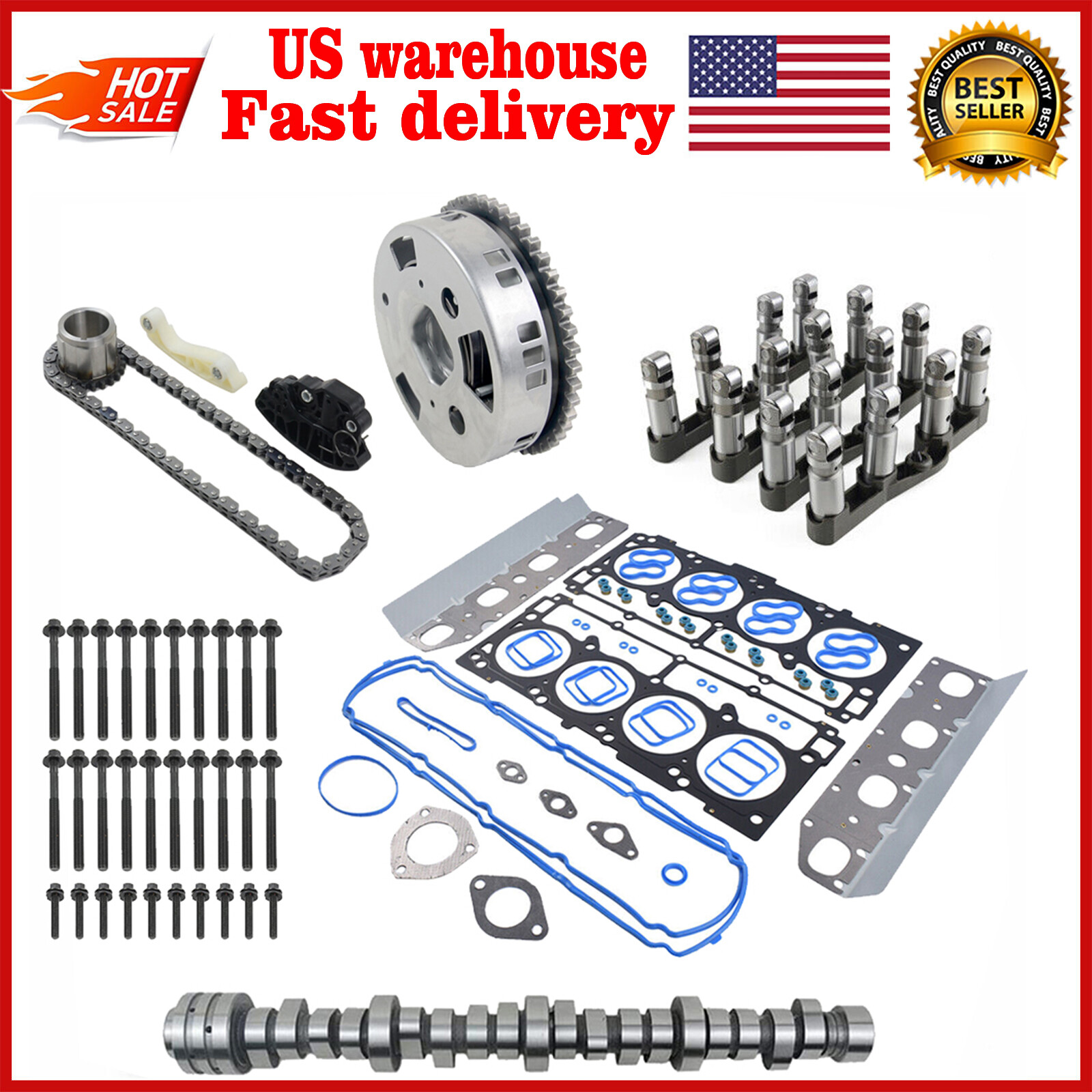 MDS Lifters KIT timing chain vvt kit cam kit for Dodge Ram 1500 5.7L
