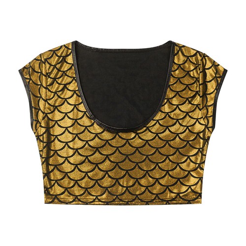 Women's See Through Sheer Mesh Slim Crop Top Casual Sexy T-Shirt Sexy Blouse - Picture 21 of 25