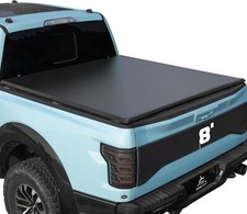 8ft Soft 4-fold Tonneau Cover For 2003-2026 Dodge Ram 1500 2500 3500 Truck Bed