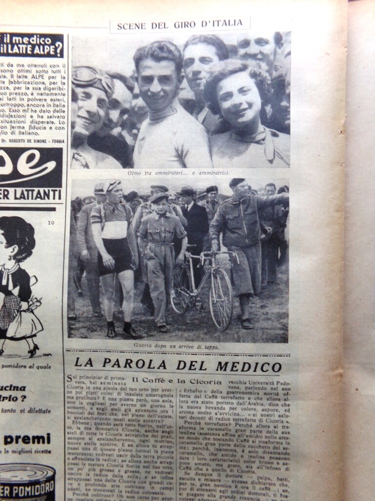 La Domenica del Corriere Giugno 1935 Cesare Battisti Giro Gorki