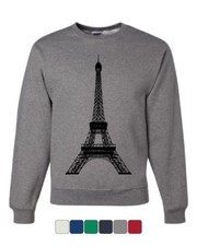 Eiffel Tower Sweatshirt Paris France Sightseeing Travel Europe Sweater