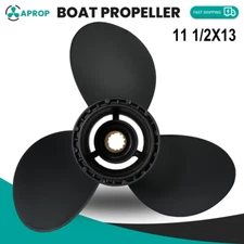 11 1/2x13 Aluminum Outboard Props Fit Suzuki Boat Engine DT40 50 55 65 DF50A 60A