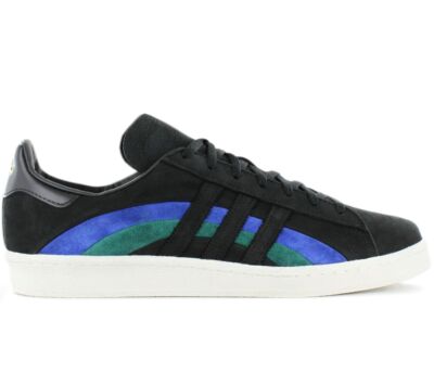 adidas x Book Works - Campus 80 - Herren Sneaker Schuhe GW3246 Leder Schwarz NEU