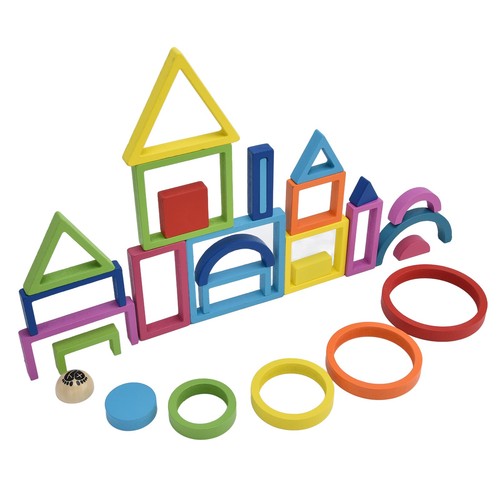 (1)Ensemble De Puzzle à Empiler Pour Bébés 6 Formes Bords Arrondis Jouet - Imagen 11 de 12
