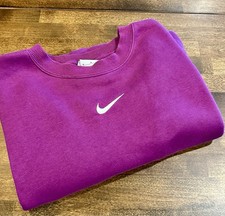 Nike Sportswear Phoenix Fleece Oversized Sweatshirt Fuschia Purple M