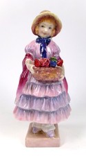 ROYAL DOULTON FIGURE GIRL WITH FLOWERS GRETA HN1485