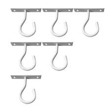 6-Pack 2.5 In. Ceiling Hooks for Hanging Plant, Hanger for Indoor and Outdoor Pl