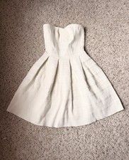 dee elle Ivory Strapless Sweetheart Fit & Fla...