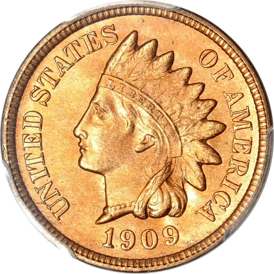 1909-S 1C Indian Cent PCGS MS66+RD (PHOTO SEAL)
