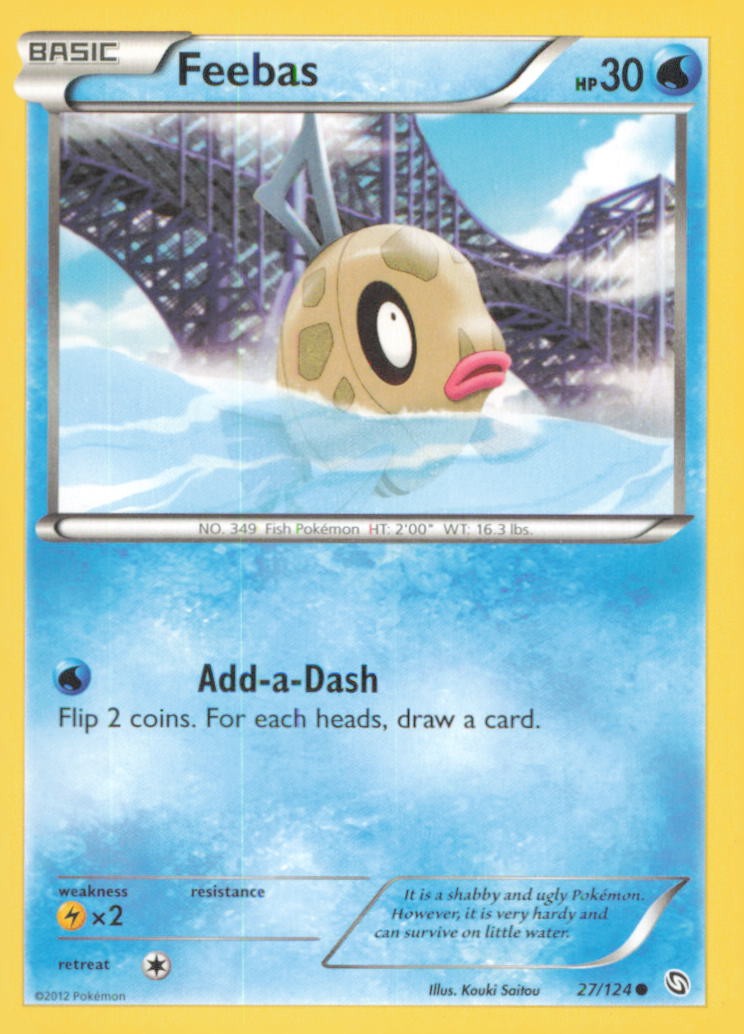 FEEBAS 27/124 COMMON DRAGONS EXALTED POKEMON NEAR MINT