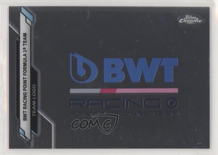 2020 Topps Chrome Formula 1 Team Logos BWT Racing Point F1 Team #118 oi7