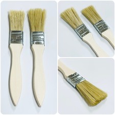 2pcs Soft Goat Hair Gilding Brush, Copper, Gold & Silver Leafs Arts & Crafts