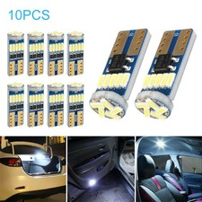 10pcs Interior Dome Map License Light Bulb White Led T10 2825 168 158 194 Canbus