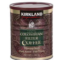 Kirkland Signature 100% Colombian Ground Filter Coffee, 1.362kg 22.79 per kilo