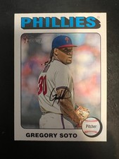 2024 Topps Heritage Mini Gregory Soto White Border SP #144
