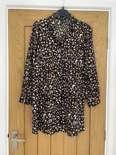 New Look Shirt Dress UK 10 Button Fastening Super Lightweight