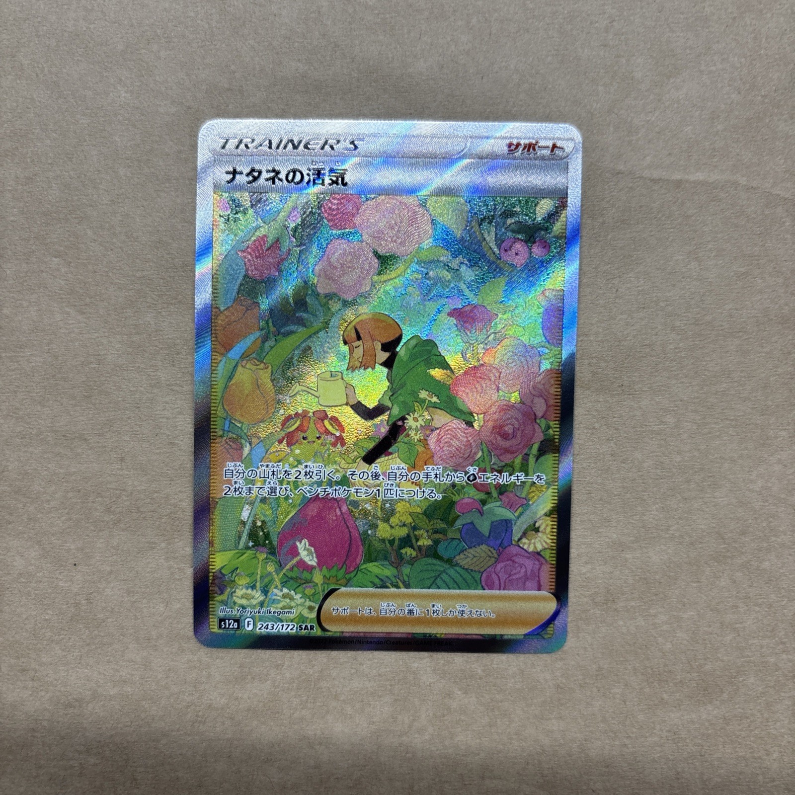 Gardenia's Vigor 243/172 SAR S12a VSTAR Universe Japanese Pokemon Card TCG