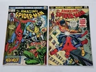 S-207 VINTAGE 1970'S MARVEL COMICS THE AMAZING SPIDER-MAN #123 & 124
