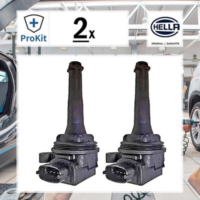 2x ORIGINAL  Hella Zündspule für Volvo XC90 I V70 II S60 I V70 I C70 I