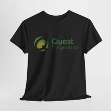 Quest Diagnostics Men’s  T-Shirt Logo  Tee S-5XL