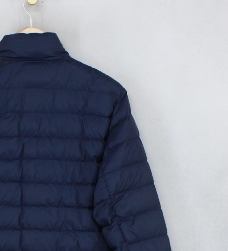 Ralph Lauren Quilted Jacket Mens Size S Blue Down Full Zip Lightweight - Picture 12 of 15