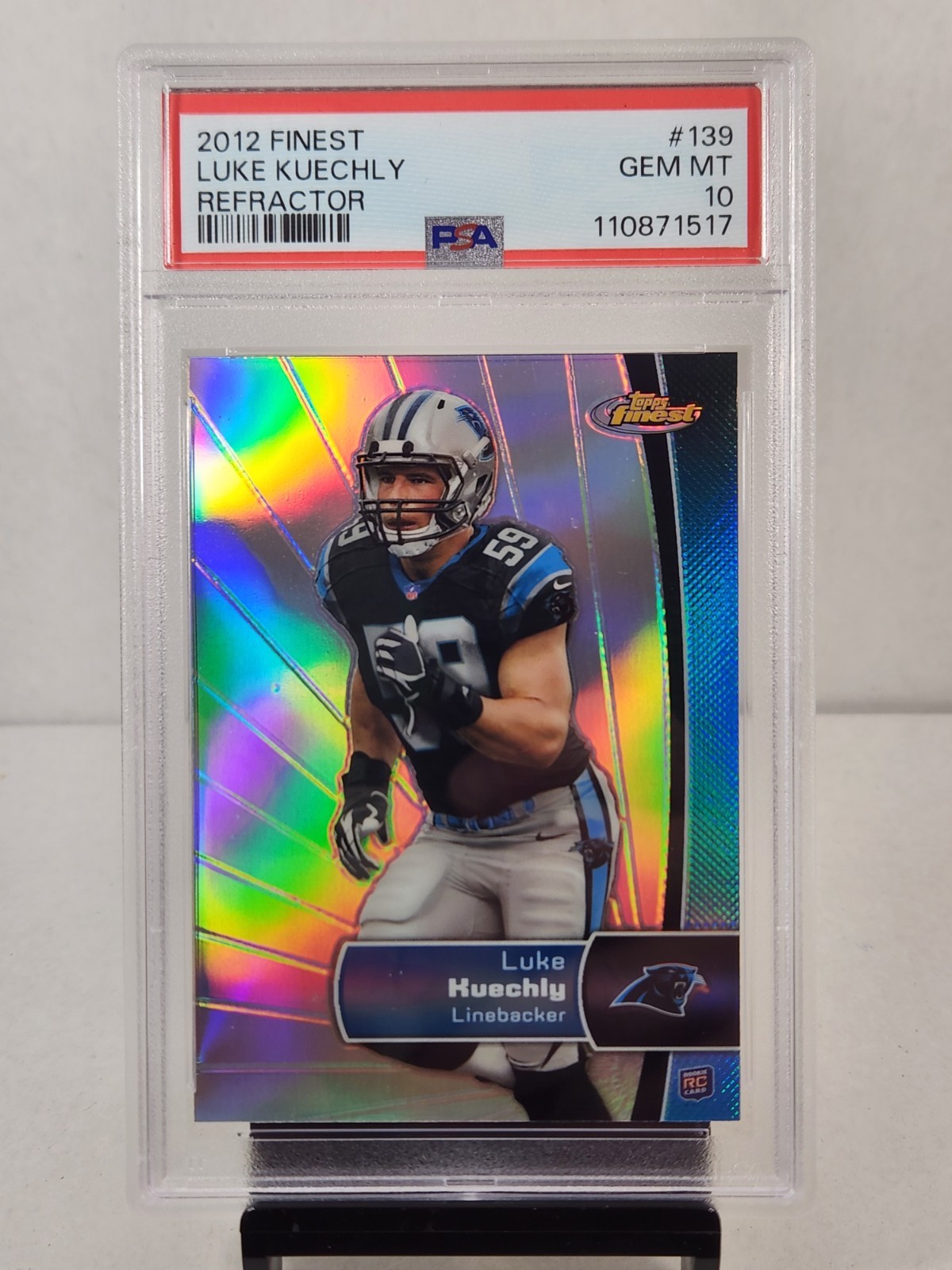 Luke Kuechly Finest #139 Refractor