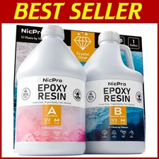 Self Leveling Clear Epoxy Resin - 1 Gallon