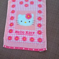 Hello Kitty Gerbera Kitty Hair Drying Towel Heisei Retro Vintage