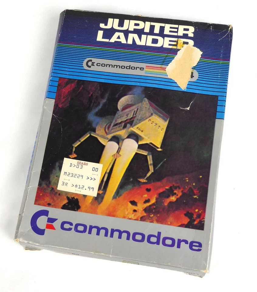Commodore 64 C64 in OVP -- JUPITER LANDER (Commodore) -- Modul Cart