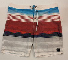 O'Neill Board Shorts Size 38, 9.5in Inseam, 11in Leg Opening - Striped