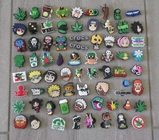 Shoe Charms for Crocs 72pcs Pins Lot Funny Cute Decorative Accessories for Shoes