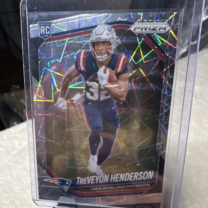 Panini 2025 Panini Prizm TreVeyon Henderson New England Patriots Rookie #343