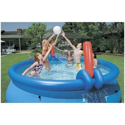 USEDDAMAGED BOX Volleyball and Basketball Set for 15foot or 18foot Easy Set Pool
