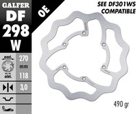 Bremsscheibe Wave Galfer Yamaha Yz 450-250-125 / WR 450 Fantic Xx 125 / Xef 2...
