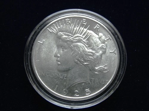 1925 PEACE SILVER DOLLAR MS BU SMOOTH FACE GOOD STRIKE