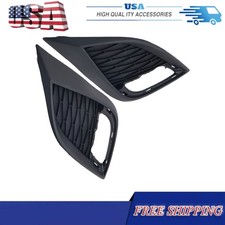 Fits 2010-2011 Mazda 3 Front Fog Light Trim Set Left Right Side